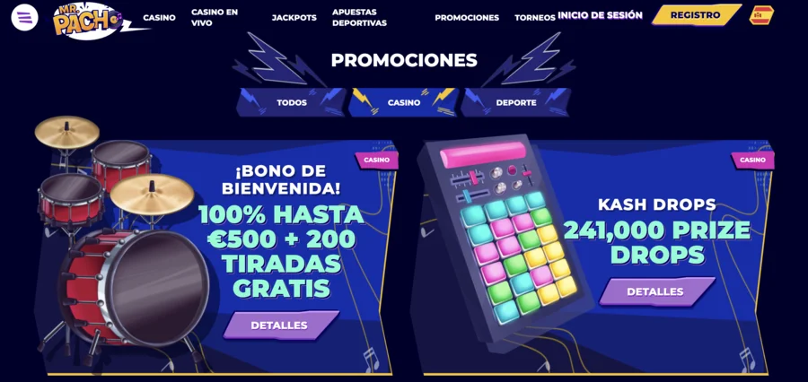 Mr. Pacho Casino Promotions